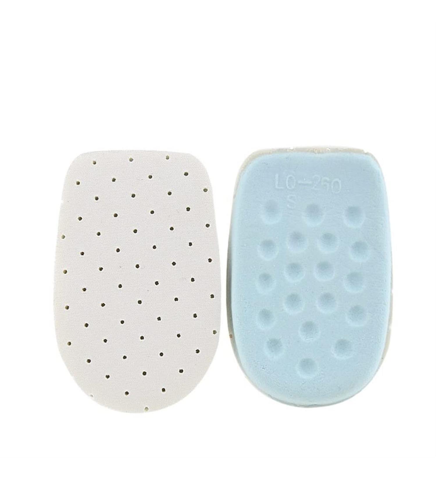 Premium Cotton Heel Cups for Plantar Fasciitis Relief - Extra Soft Cushion Liner - Daily Comfort & Shock Absorption (White Small) - International Shipping Available - Buy Online on GoSupps.com