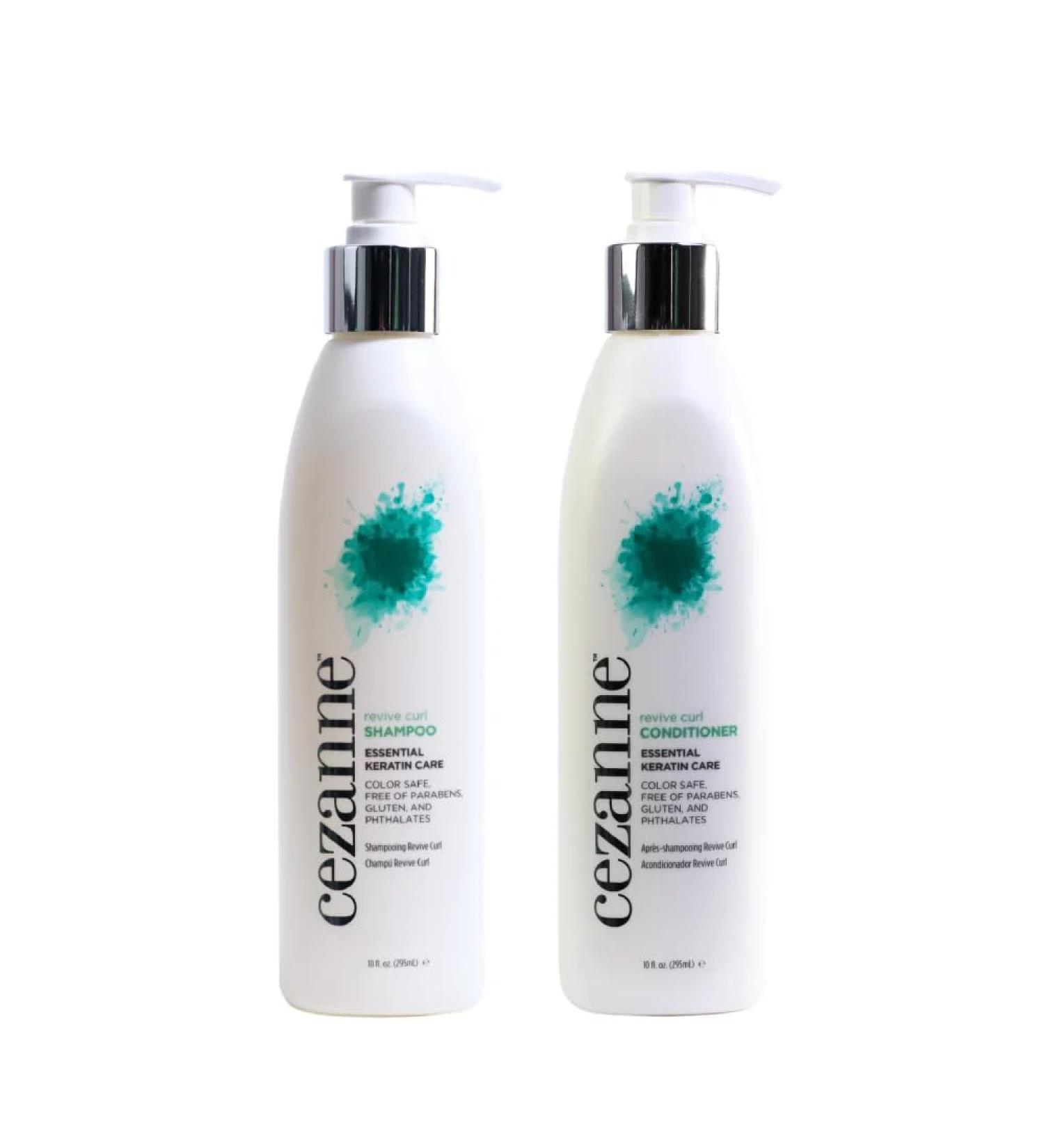 Cezanne Revive Curl Shampoo & Conditioner Duo 10oz - Best International Shipping for Curly Hair Care - Buy Online on GoSupps.com
