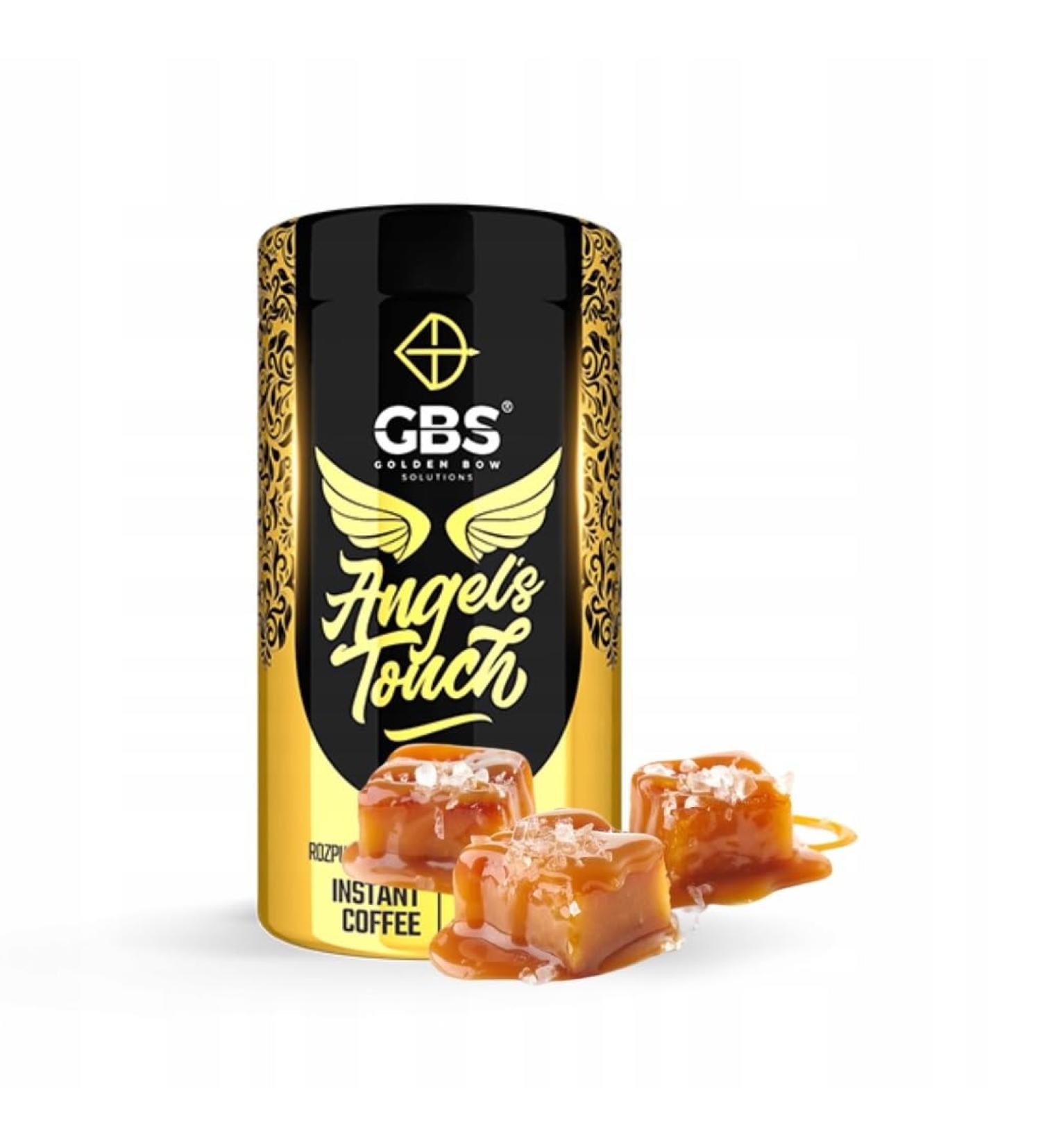  Golden Bow Solutions GBS Angels Touch 100g Coffee Flavor: (Salted Caramel) - Buy Online on GoSupps.com
