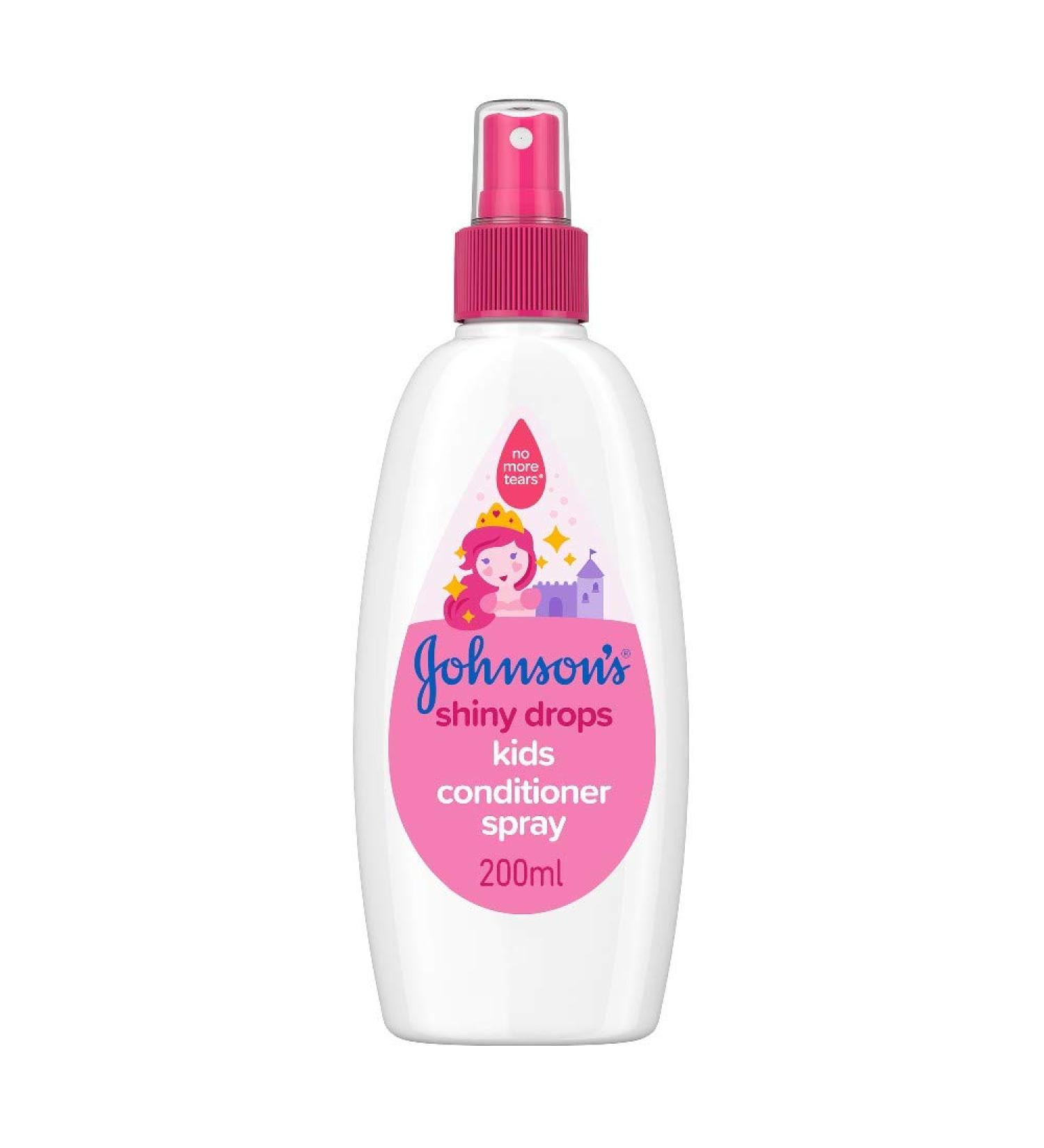  Johnson's Baby Johnson's Shiny Drops Kids Conditioner Designed to Boost Hair's Natural Shine pH Balanced for Delicate Skin Argan Oil 200ml (Pack of 1) - Buy Online on GoSupps.com