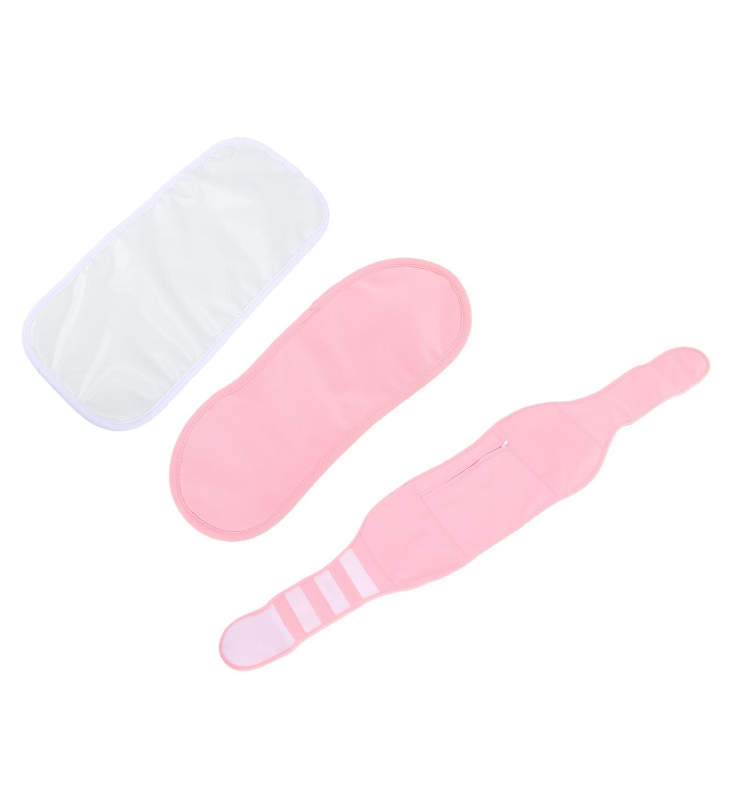 Adjustable Pink Castor Oil Pack for Thyroid Support | Premium Quality International Shipping - Buy Online on GoSupps.com