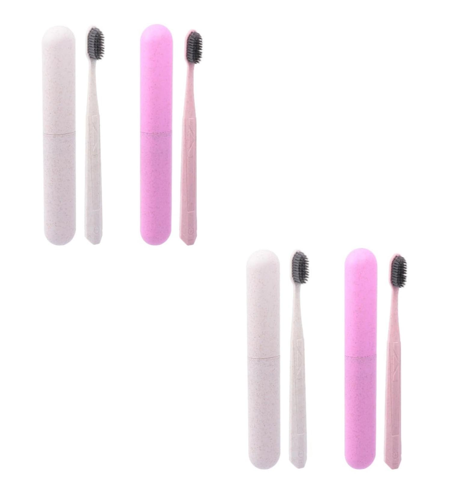 Minkissy 4-Part Toothbrush Set for Bearded Dragons | Soft Bristles & Colorful Container - Ideal Manual Care - Buy Online on GoSupps.com