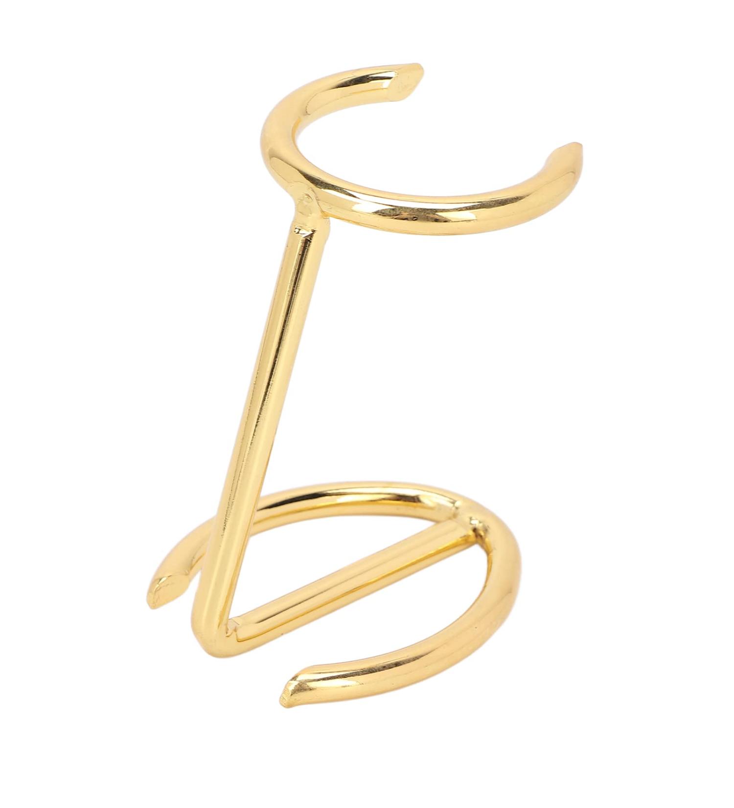 Buy Sustainable Golden Alloy Razor-Plane Stand for Men | Small Powerful & Versatile Shaving Brush Storage - Buy Online on GoSupps.com