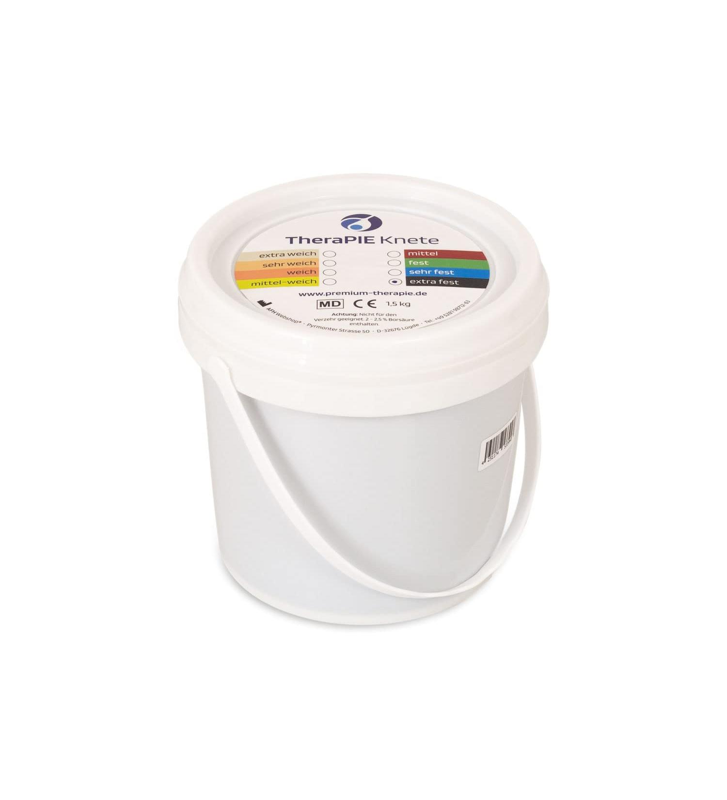 AFH TheraPIE Knete 1.5 kg - Extra-Firm Black Therapy Modeling Clay for Strength & Resistance | Buy Internationally - Buy Online on GoSupps.com