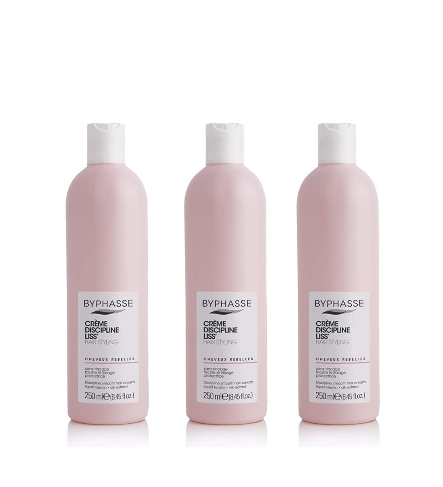 Byphasse - Protective Cream for Unruly Hair - 250 ml - Pack of 3 Hair styling cream: Activ Liss' - Buy Online on GoSupps.com