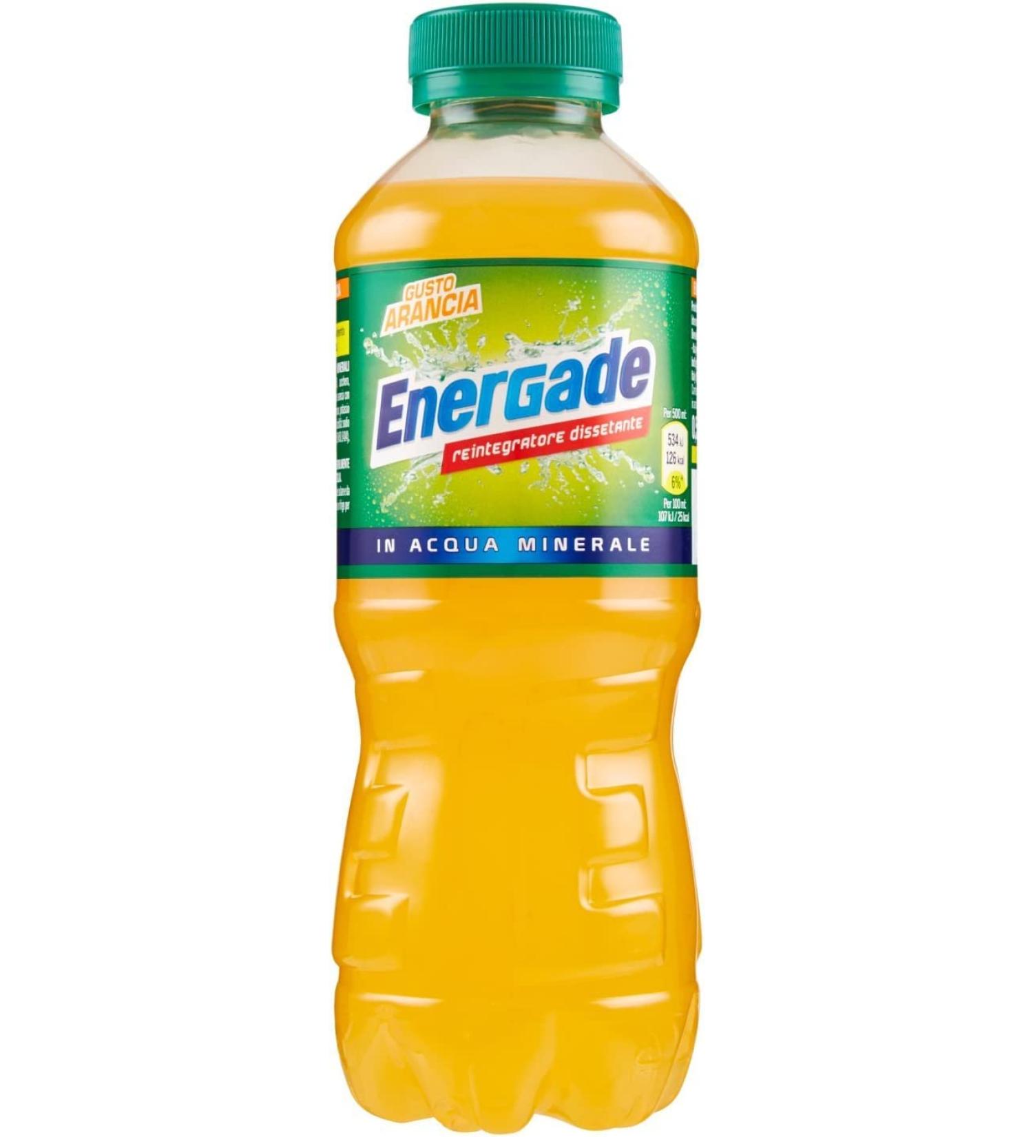 12x Energade Arancia Bevanda energetica energy drink orange 05 liter - Buy Online on GoSupps.com