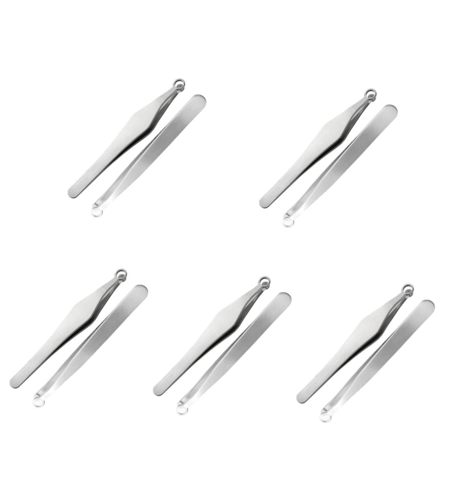 FRCOLOR 10 Pcs Stainless Steel Nose Hair Trimmer & Eyebrow Clip Set - Precision Nose Hair Remover & Grooming Tool for Men - Buy Online on GoSupps.com