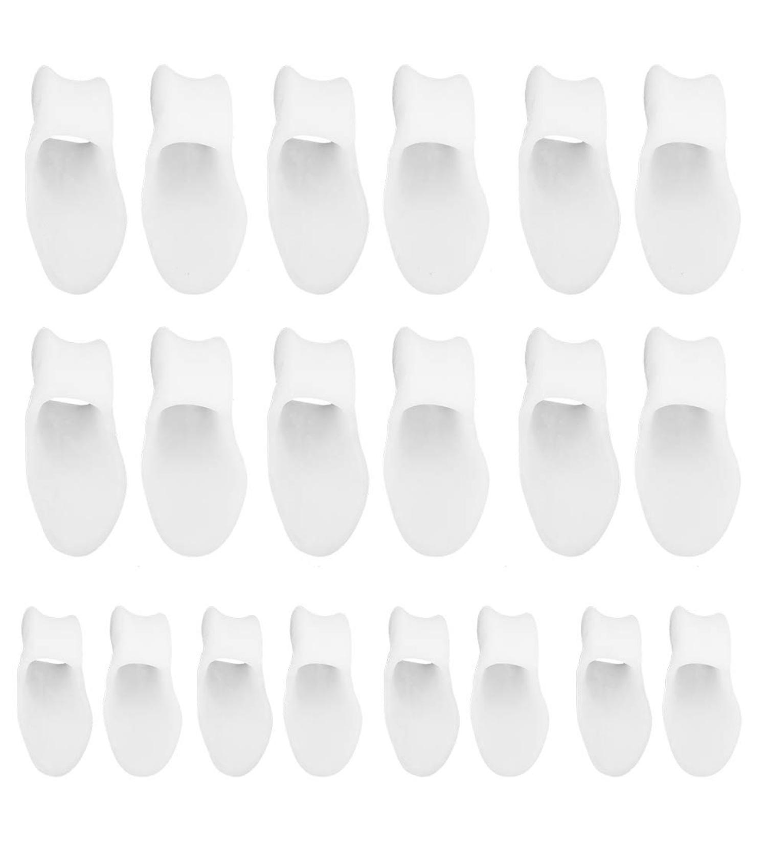 10 Pair Reusable Silicone Bunion Cushion Protector & Toe Separator Set - Buy Online on GoSupps.com