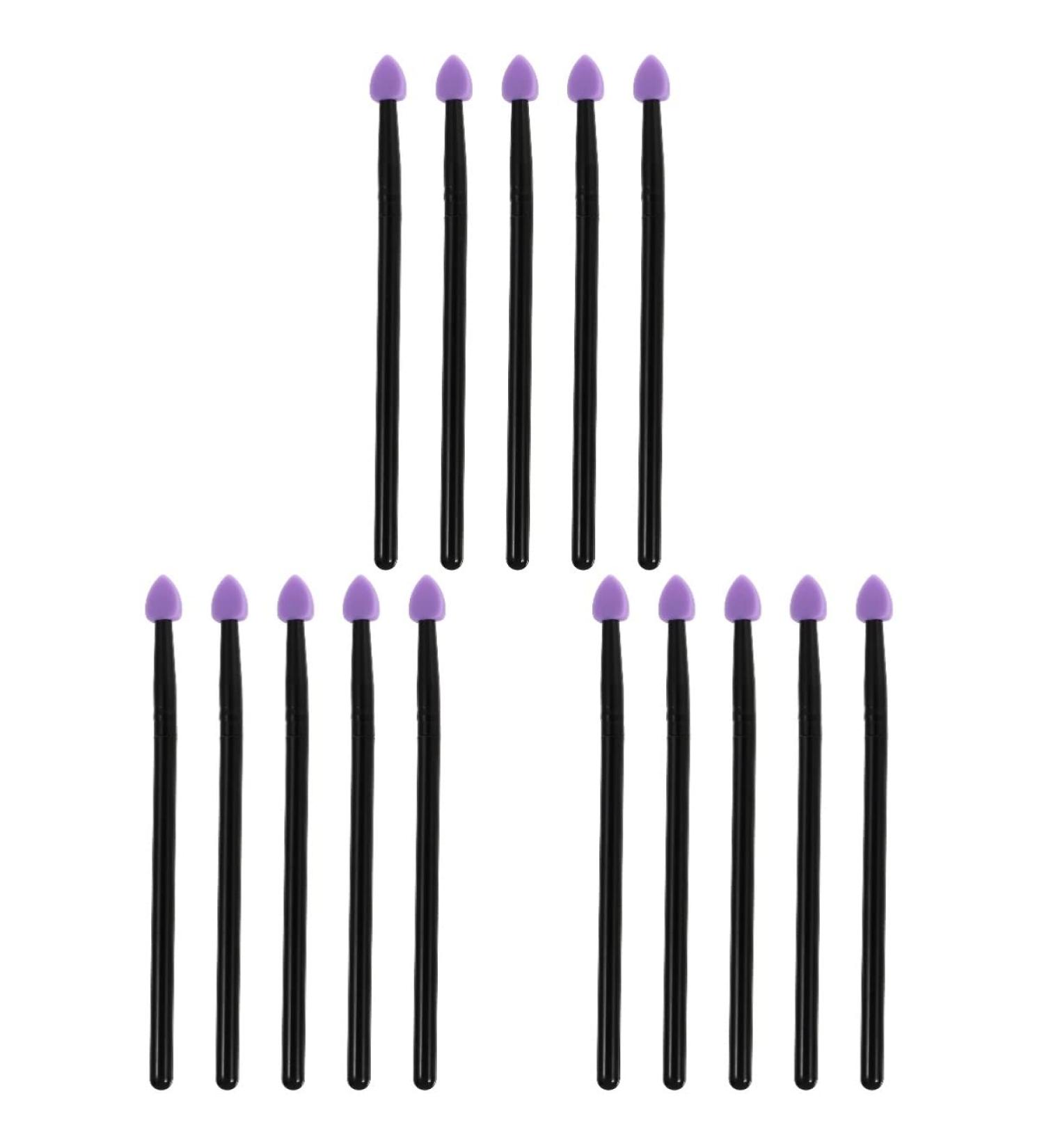 Shop Minkissy 15 PCS Silicone Eyeshadow Brush Set | Professional Makeup Tools for Glitter Eyeshadow | Aluminum Mix Purple Lip Balm | International Shipping Available - Buy Online on GoSupps.com