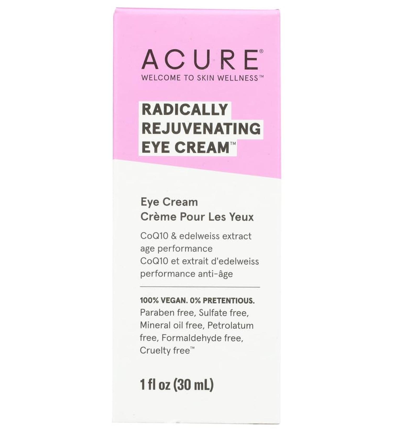 Buy Acure Organics Eye Cream with Chlorella & Edelweiss Stem Cell - 1 oz (2pc) - Best International Shipping - Buy Online on GoSupps.com