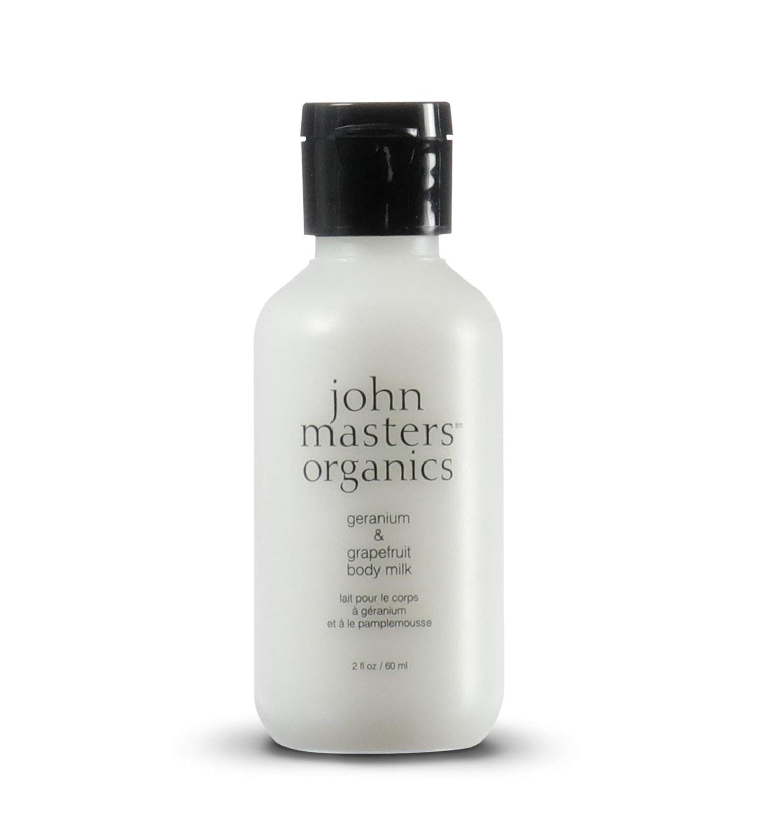 john masters organics Geranium and Grapefruit Body Lotion 60ml - Buy Online on GoSupps.com