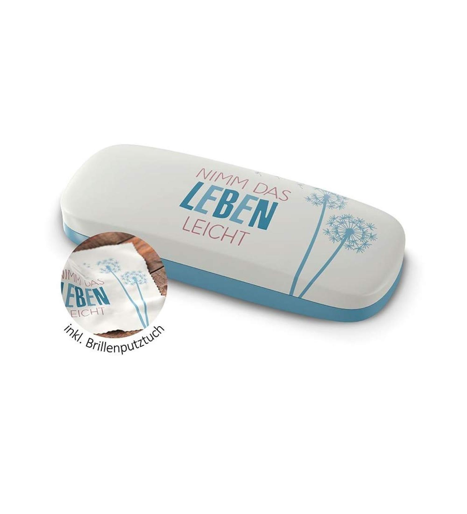 la vida GmbH LaVida glasses case for you including glasses cleaning cloth Take life easy