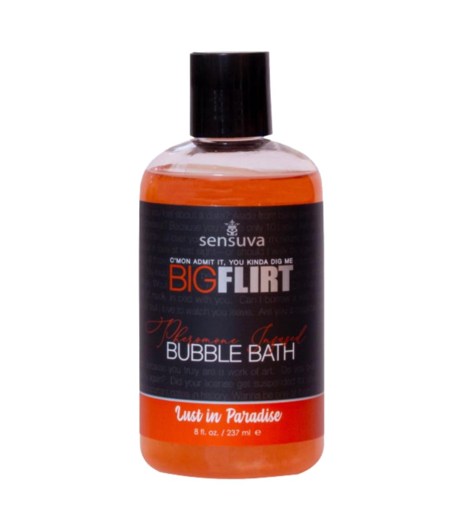 Sensuva Big flirt ph romone bubble-bath luxy in Paradise 237 ml Transparent 237 ml