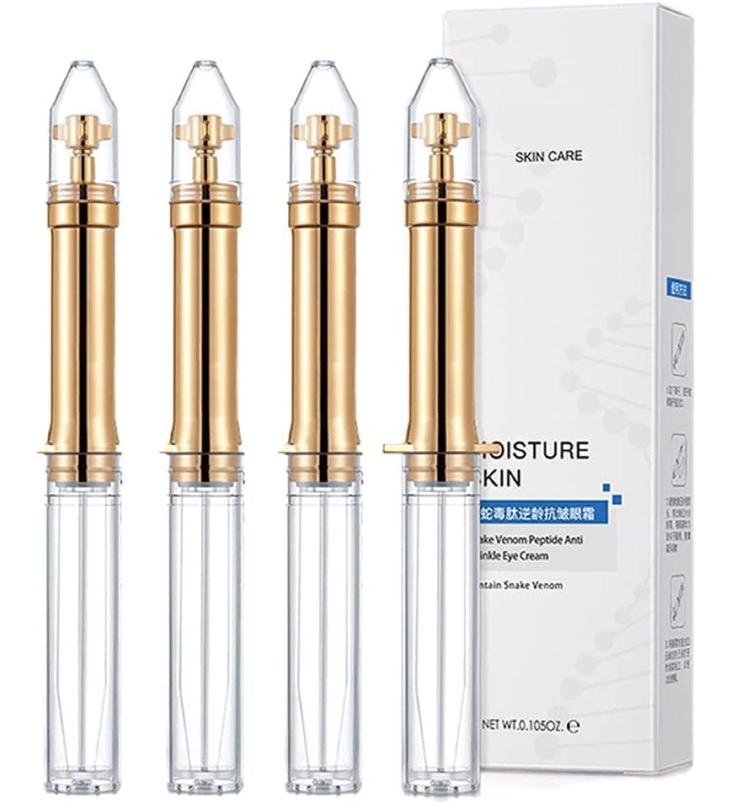 Snake Venom Peptide Anti-Wrinkle Eye Cream Set - Lifts, Firms, and Tightens for Youthful Eyes - 4PCS - Buy Online on GoSupps.com
