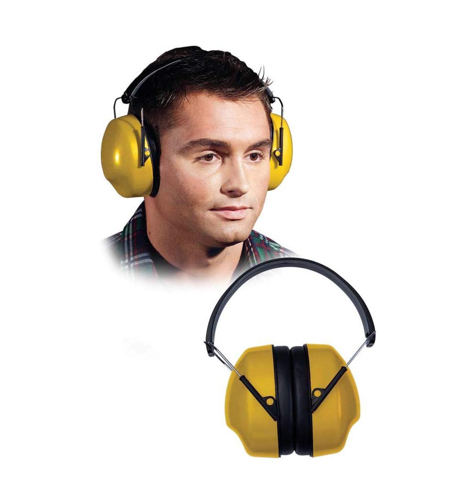 Reis Osy earmuffs yellow-black S size
