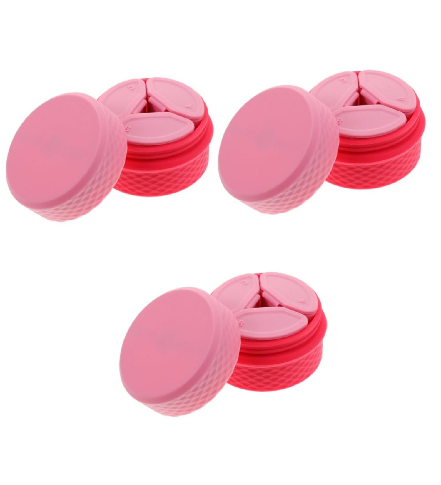 FOMIYES 3 Sets Cream Box Lotion Cream Jar Empty Lotion Container Silicone Cream Jar Airless Pump Jar Cream Holder for Women Salve Jar Empty Container Body Vacation Storage Box Silica Gel - Buy Online on GoSupps.com