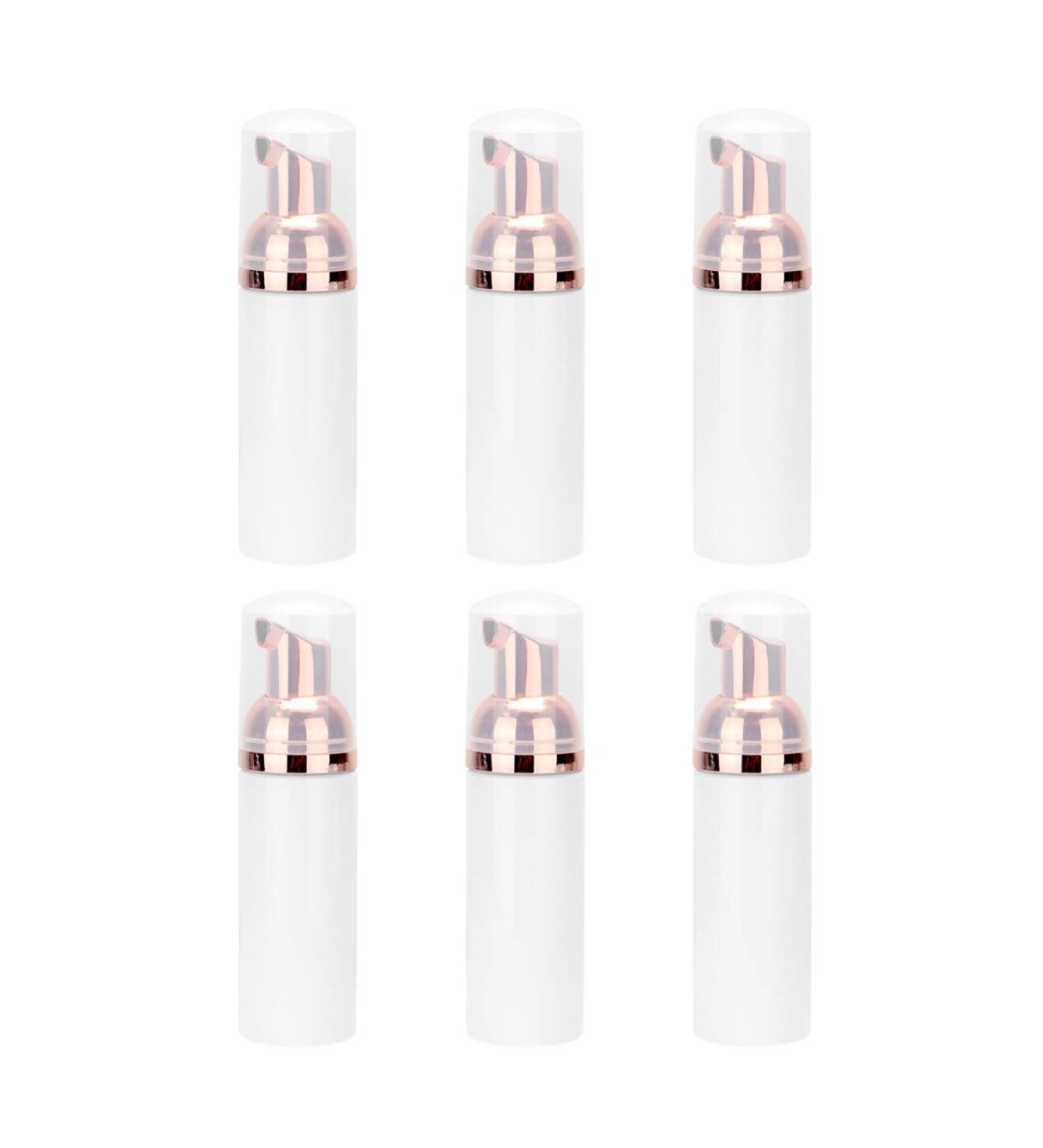 Beaupretty Plastic Foam Dispenser Bottle 6pcs (Rose Gold) - Refillable Foaming Soap & Airless Lotion for Travel - Buy Online on GoSupps.com