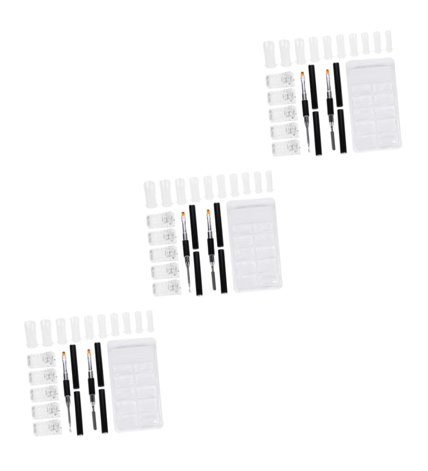 FOMIYES 3 Sets Nail Extension Set Poly Nail Clips Finger Extension Manicure Tool Nail Decoration Tool DIY Tools Nail Art Pen Nail Art Tools Patch Aluminum Alloy Securing Clip - Buy Online on GoSupps.com