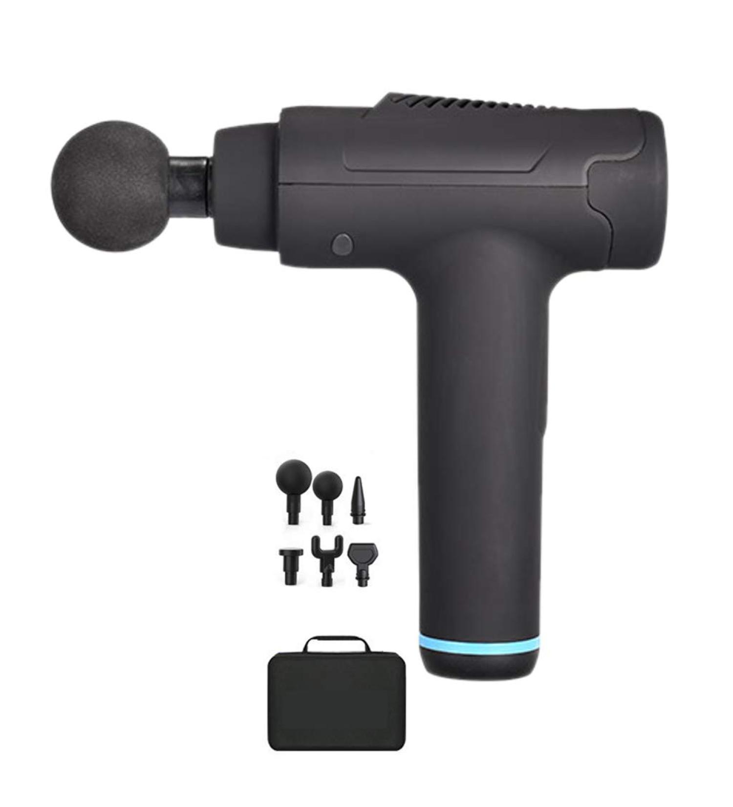 Fascia Electroman Massager - Noiseless Motor 6 Massage Heads | Household Muscle Relaxation Device - Buy Online on GoSupps.com