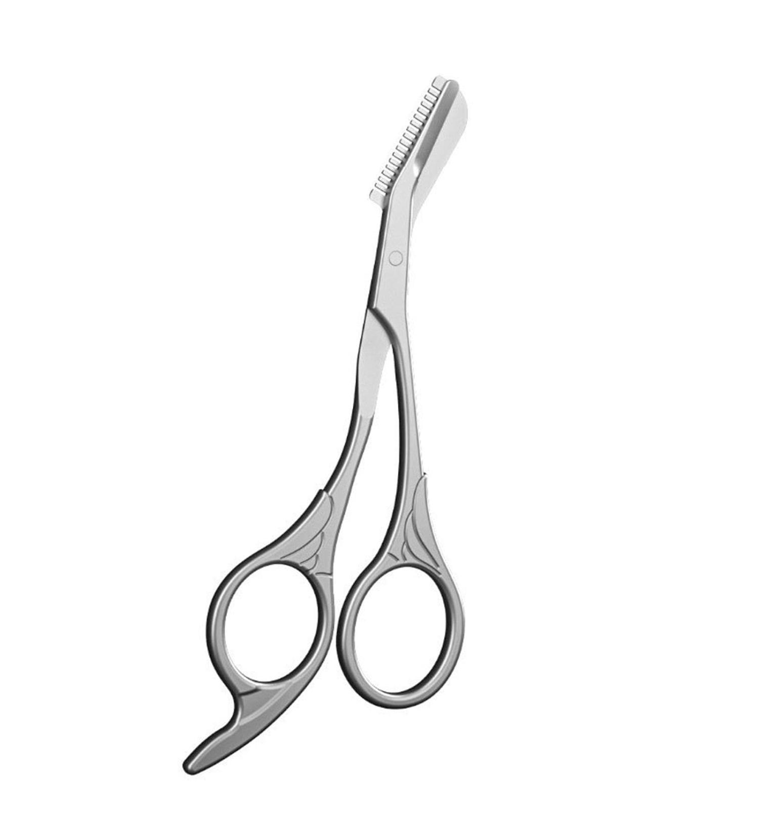 Eyebrow Scissors | Stainless Steel Brow Trimmer & Grooming Scissors for Perfect Eyebrow Shaping | Buy Online Internationally - Buy Online on GoSupps.com