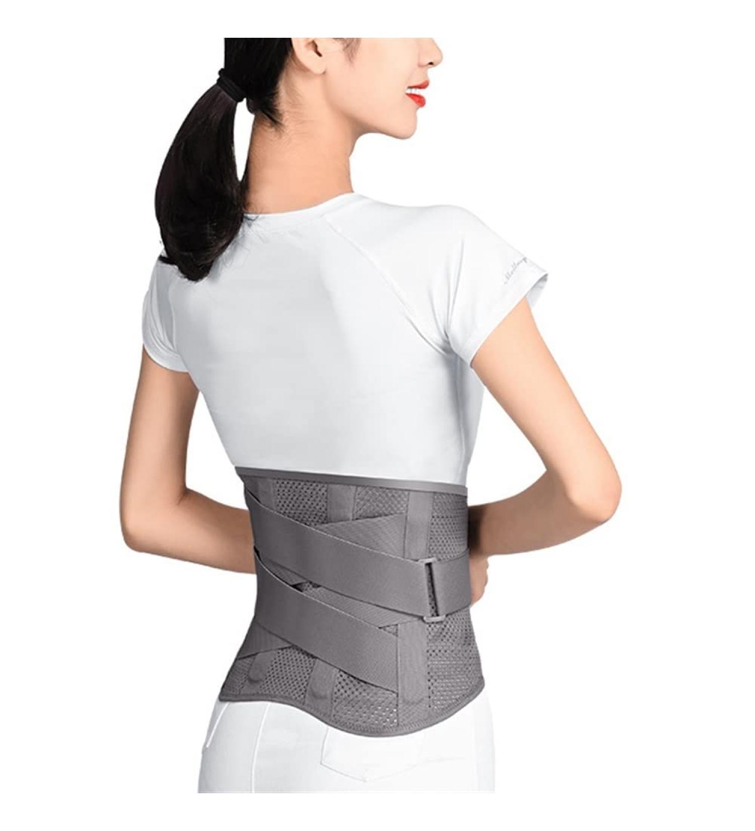 Breathable Lumbar Support Belt - Ergonomic Lower Back Brace for Pain Relief | Best Back Support Strap - Buy Online on GoSupps.com