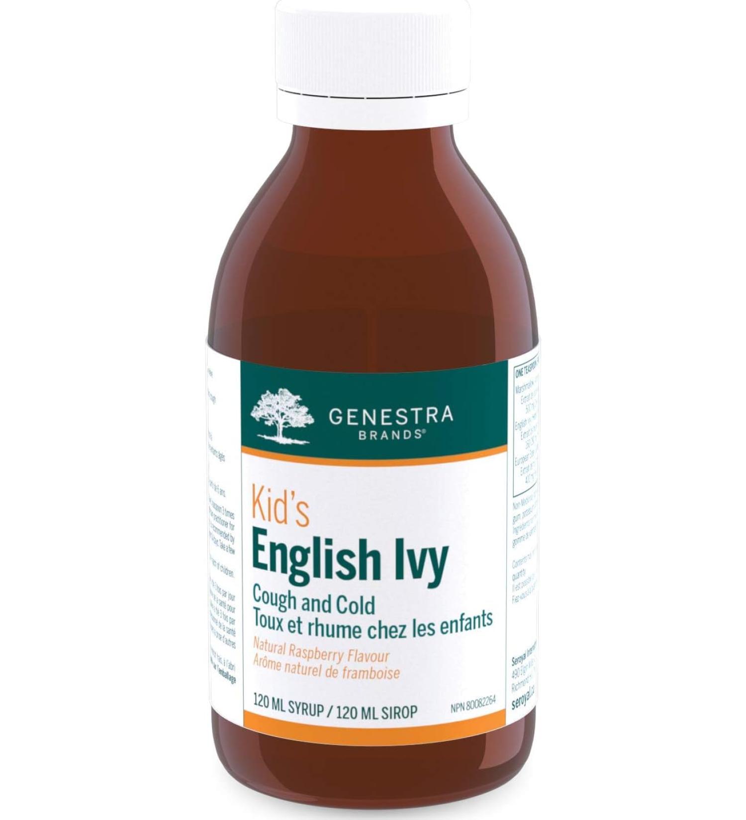 Genestra Kids English Ivy Cough & Cold Syrup 120 mL - Natural Relief for Children - Buy Online on GoSupps.com