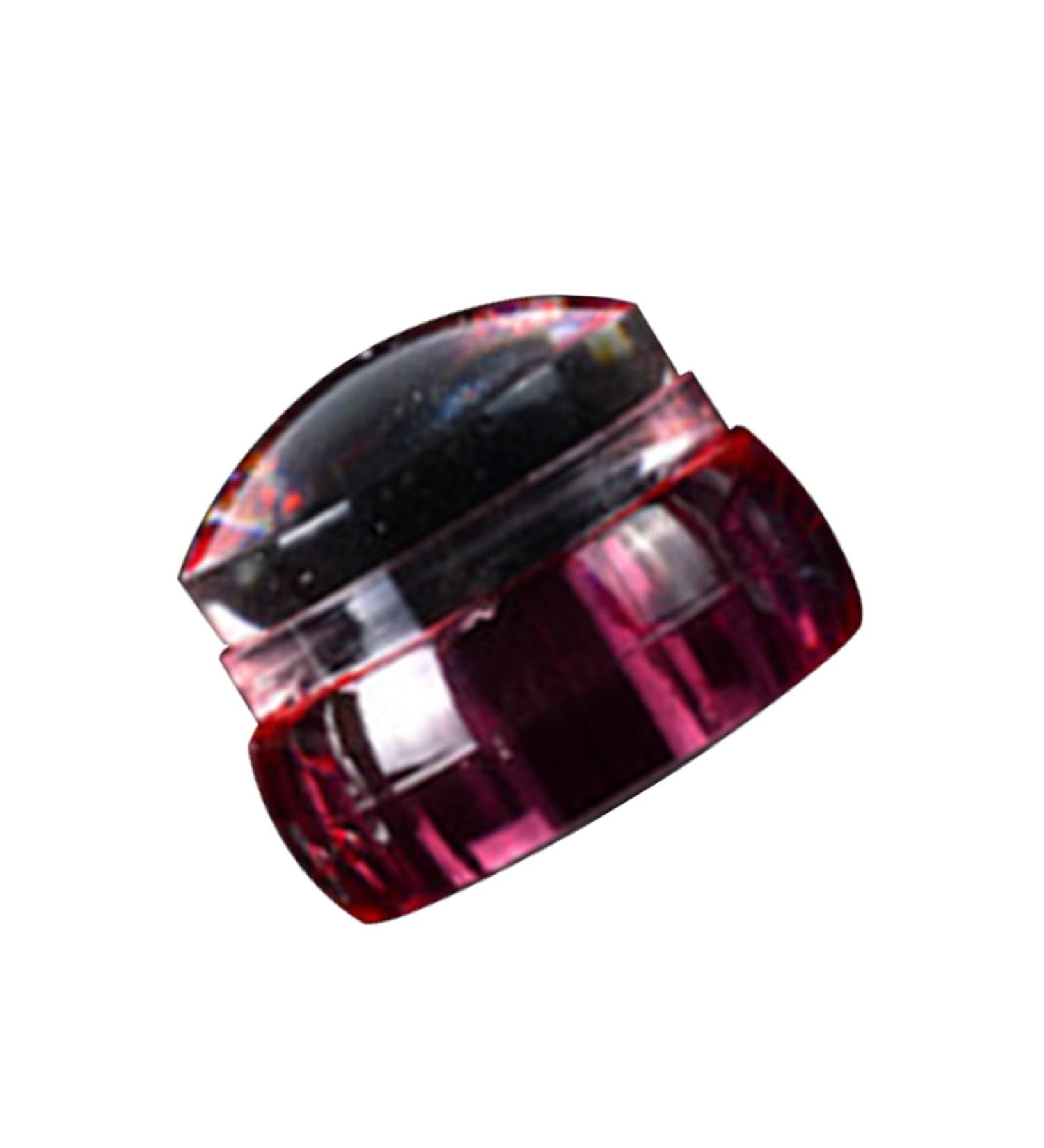 minkissy 2 Set Nail Art Stamping Tool Nail Stamping Plate Nail Stamper Clear Nail Polish Transparent Nail Polish Nail Art Tool Nail Tools Nail Art Stamper Manicure Mold 3*3*2cm Red - Buy Online on GoSupps.com