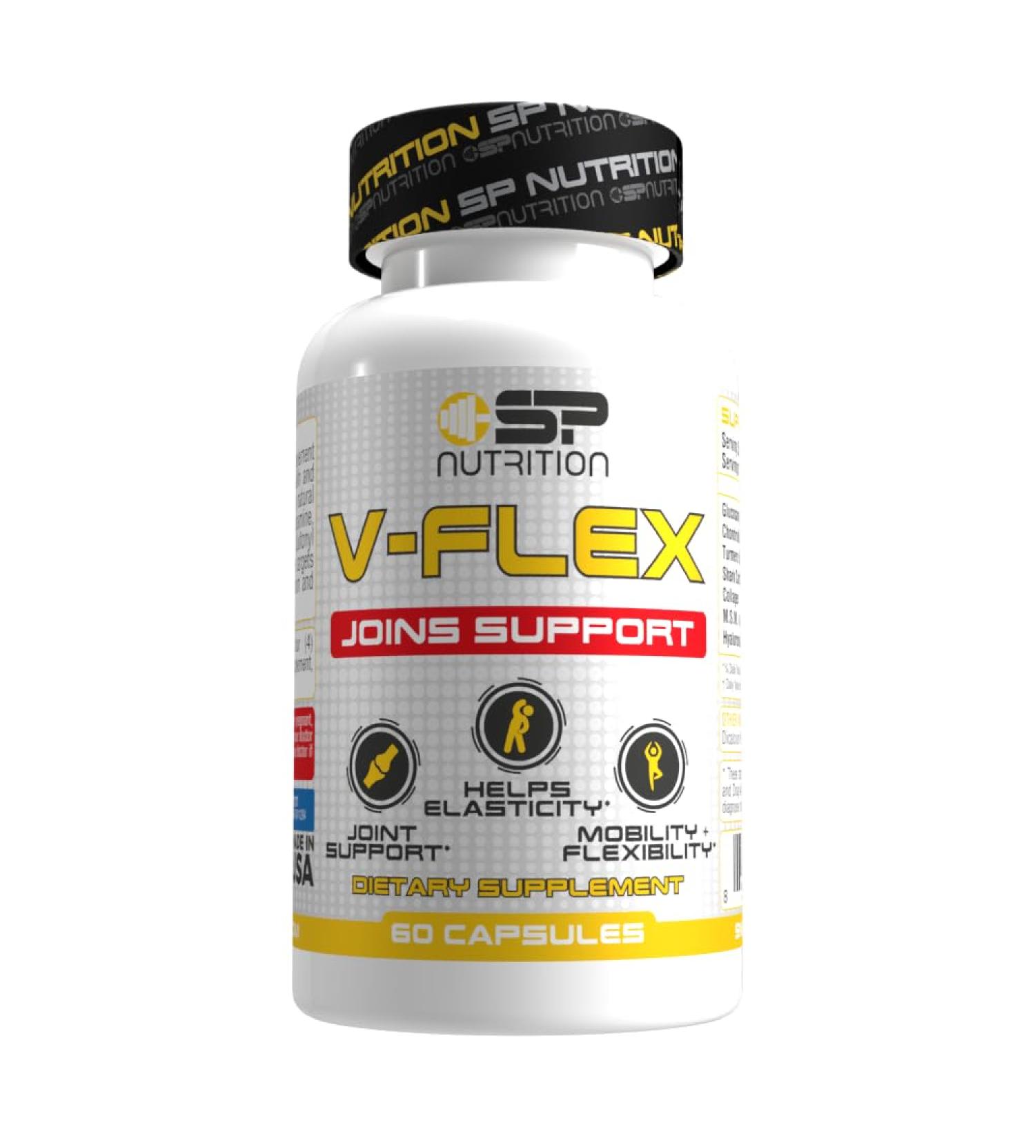 SP Nutrition V-Flex Advanced Joint Support Supplement with Glucosamine Chondroitin MSM Collagen & Hyaluronic Acid Supports Mobility & Flexibility 120 Capsules - Buy Online on GoSupps.com