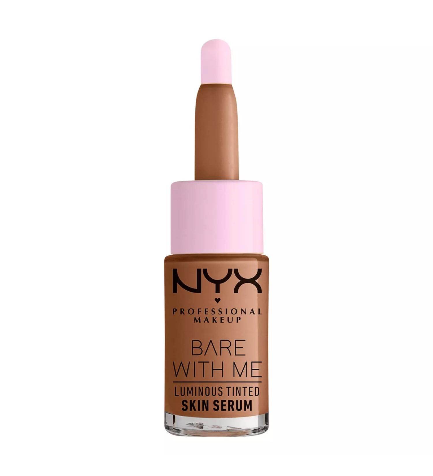 NYX Bare with Me Luminous Tinted Skin Serum - Universal Medium Deep 0.42 Fl Oz - Buy Online on GoSupps.com