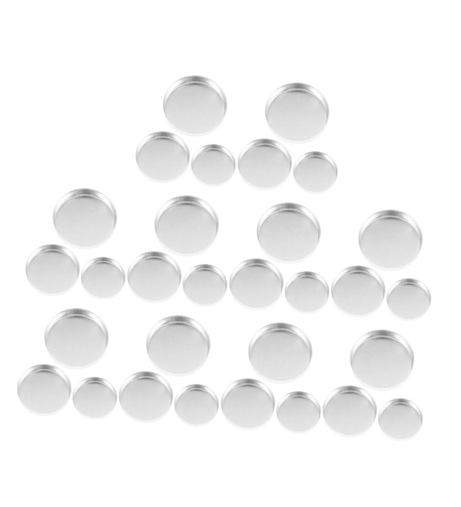 Ipetboom Palettes de Fards Paupi res et Godets Ronds 30 Pi ces 15-20-26 Mm en Aluminium pour Maquillage Professionnel et Voyage - Buy Online on GoSupps.com