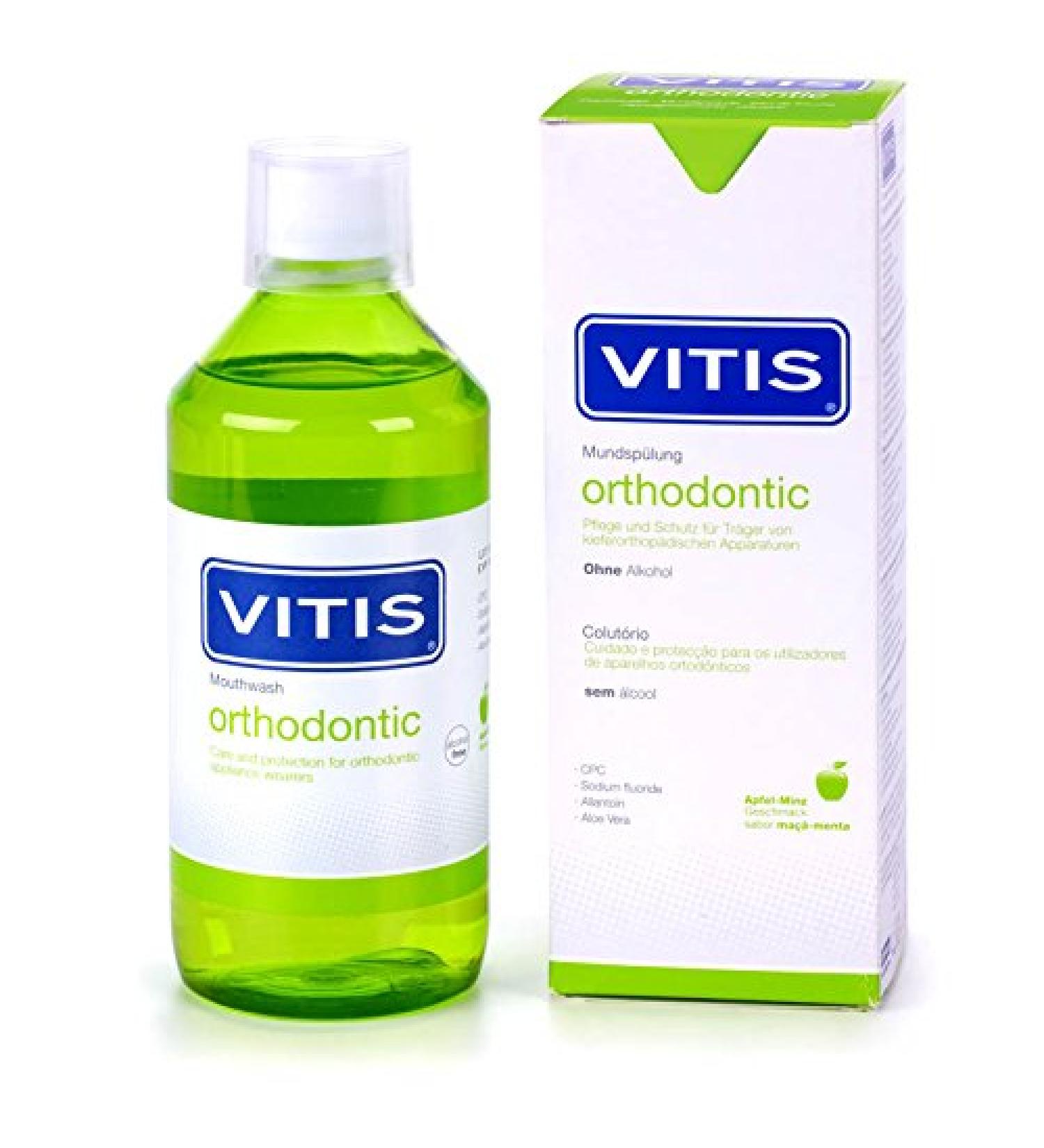 2x Vitis orthodontic mouthwash 500ml (2x 500ml)