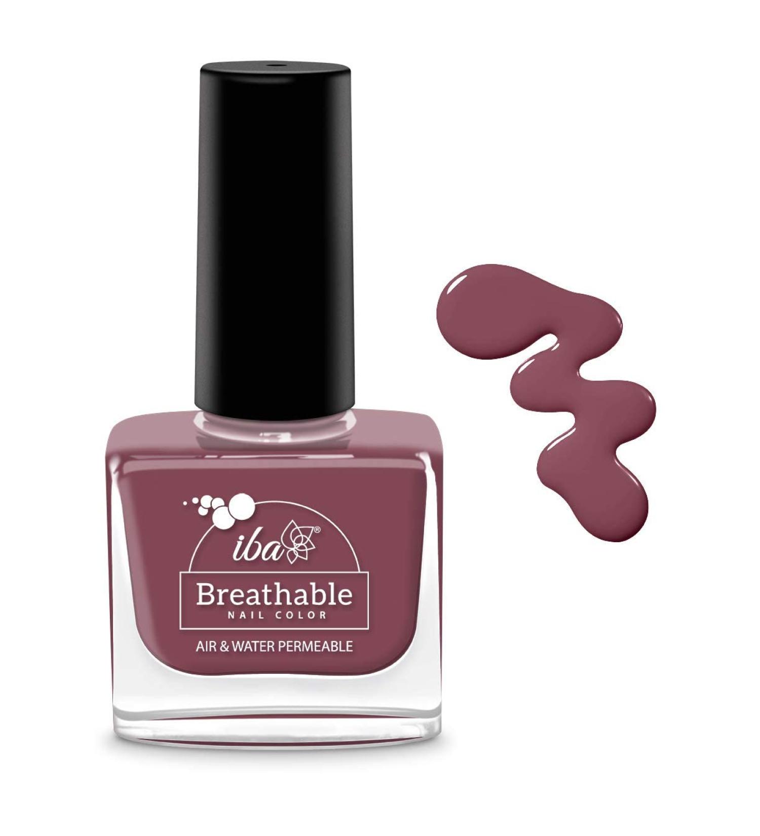 IBA Nail Polish B06 Plum Cake - Breathable Halal Air & Water Permeable Wuzu Friendly for International Shipping - Buy Online on GoSupps.com