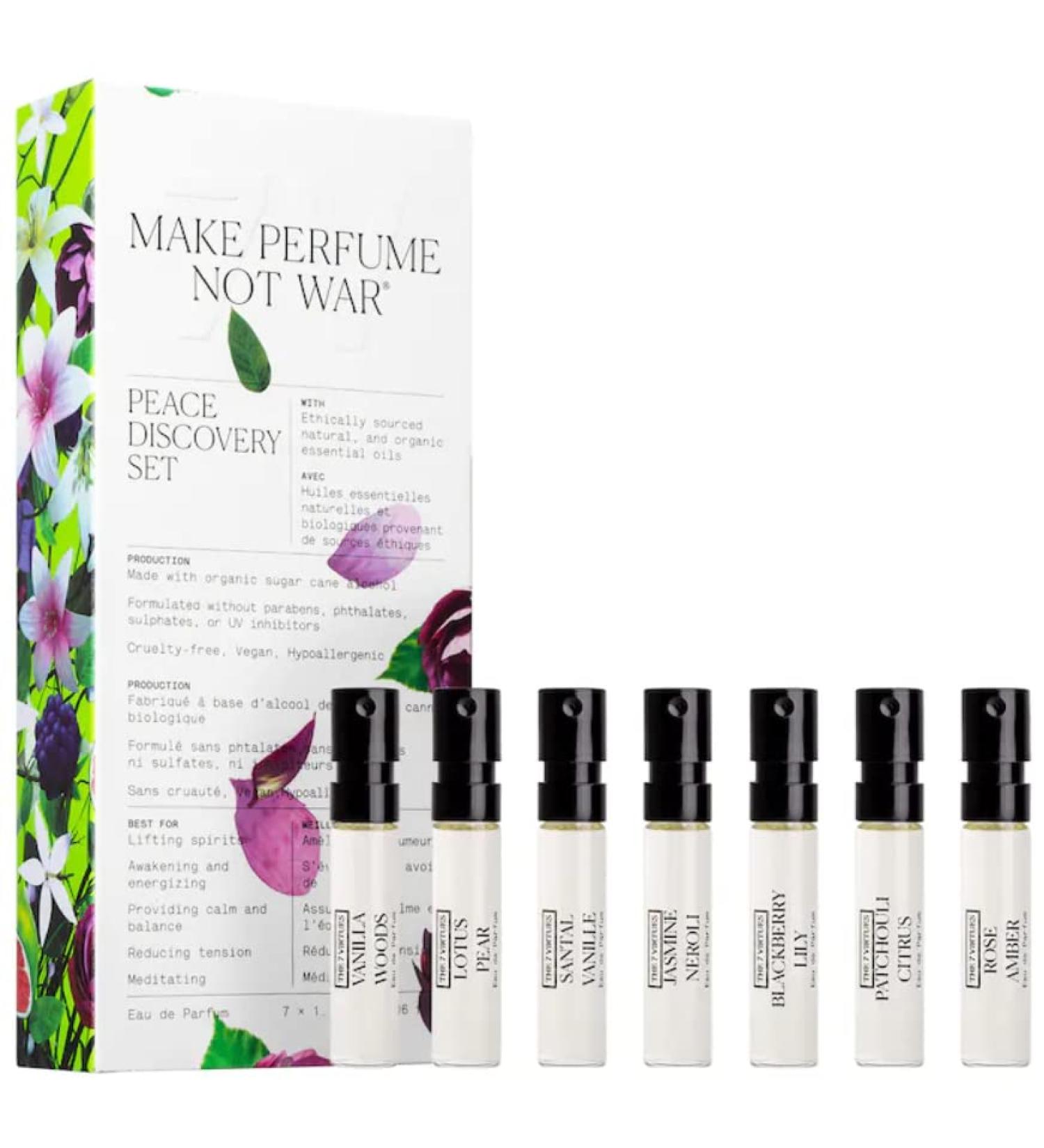 The 7 Virtues Peace Perfume Discovery Set Clear (QMBP693)