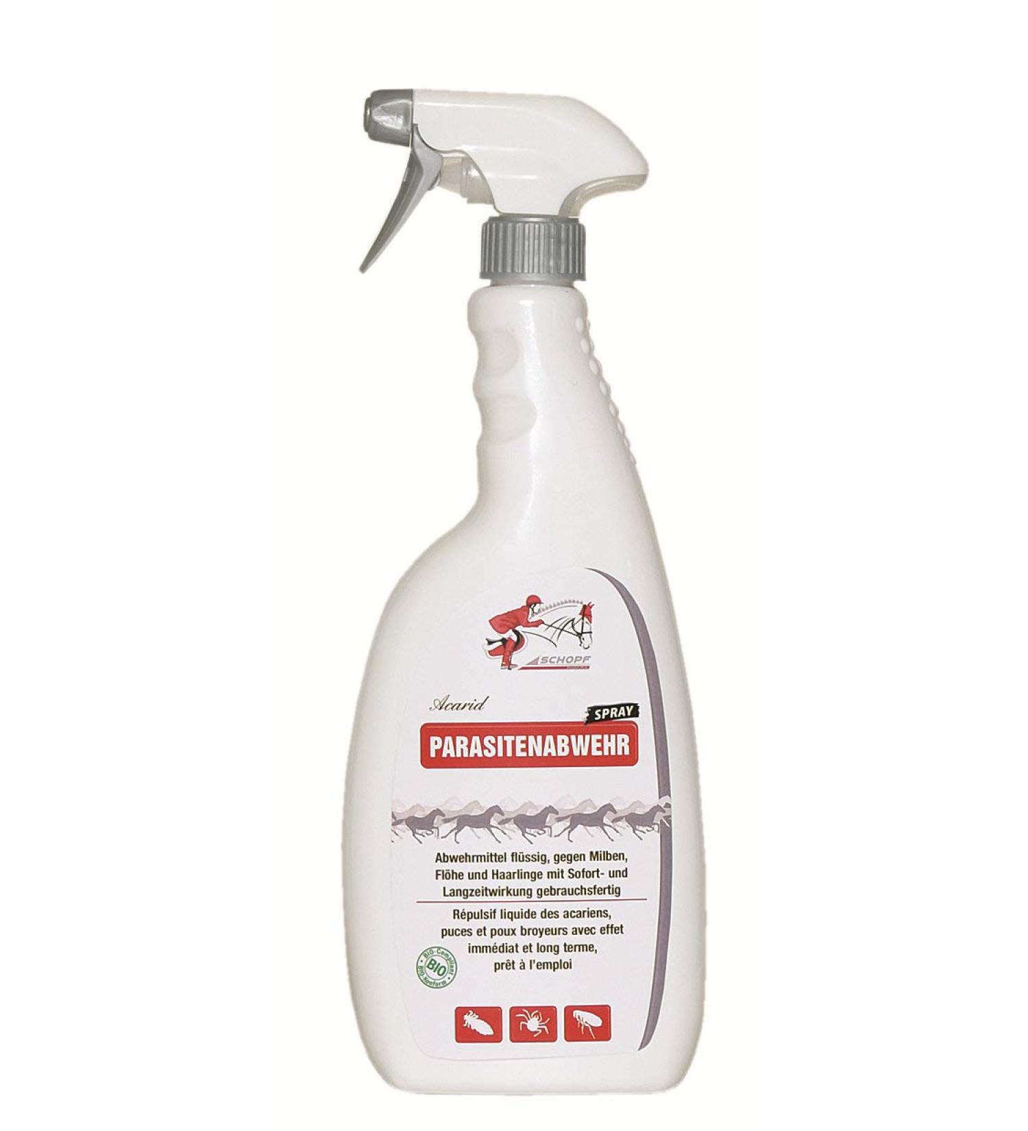 Schopf Acarid Parasite Defense Organic Conform 1000 ml for animals horses against mites lice fleas