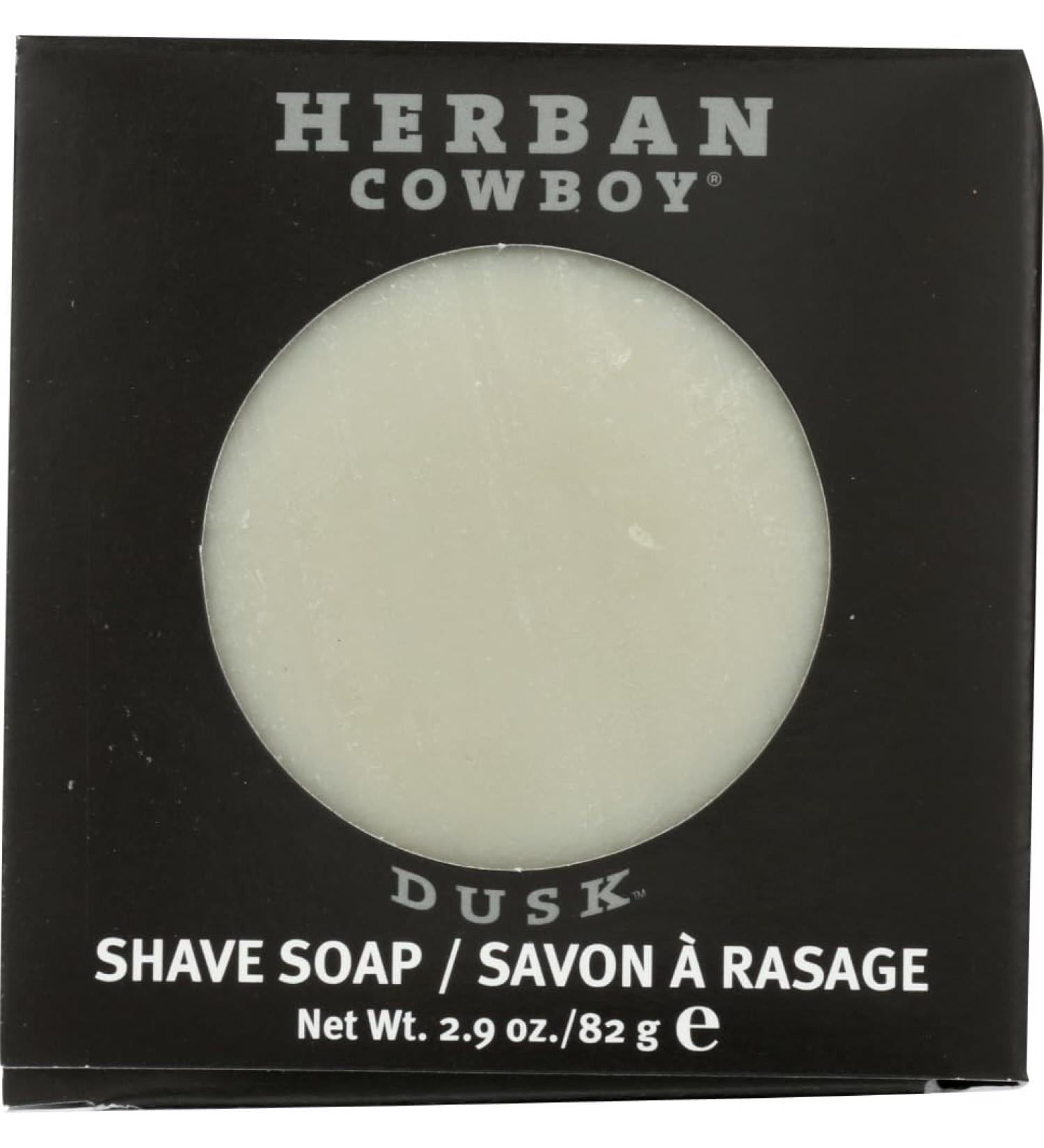 Herban Cowboy Shave Soap Dusk - 2.9 oz | Natural Shaving Soap for Smooth Skin | Shop Internationally - Buy Online on GoSupps.com