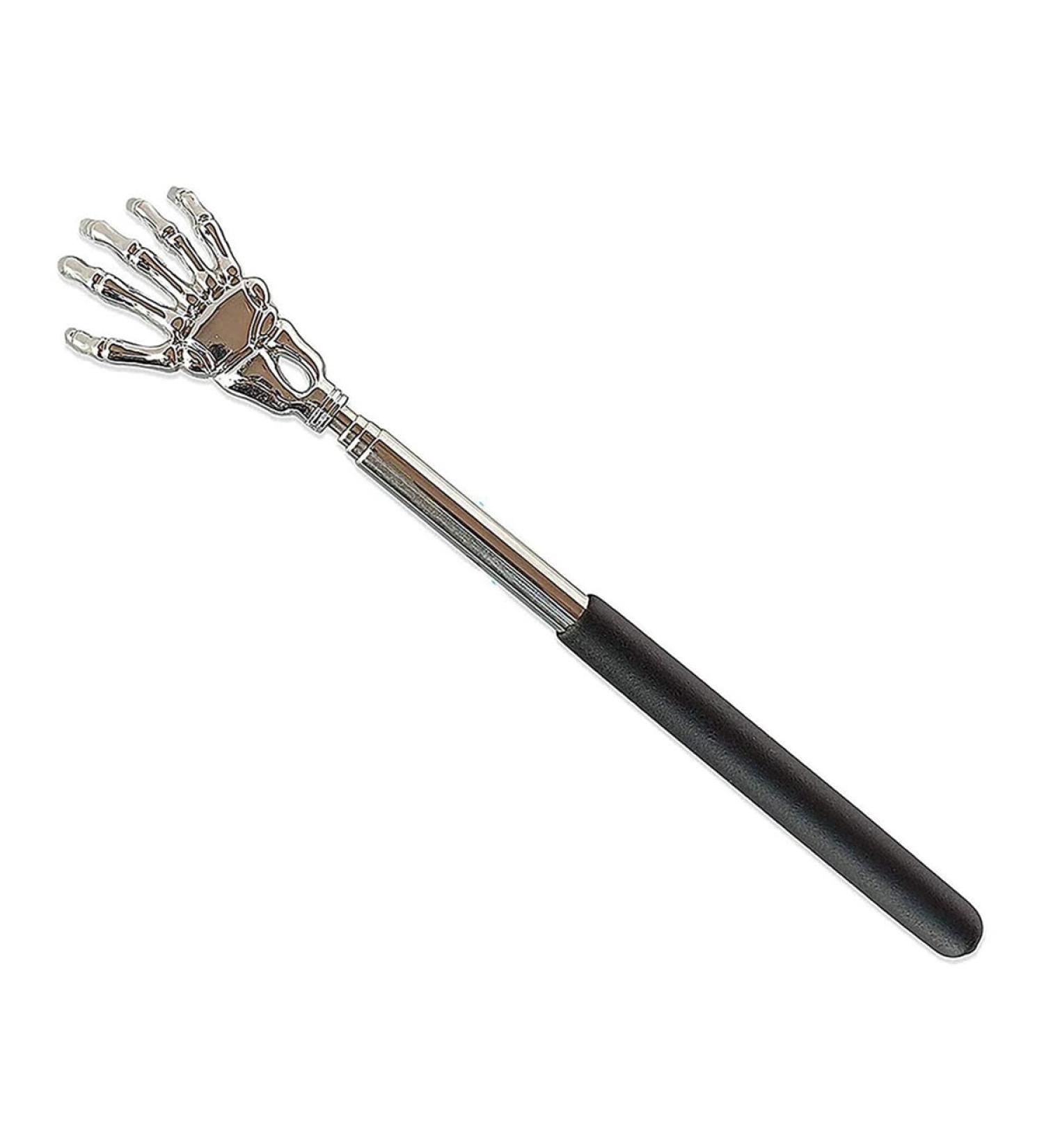 Ggnaxivs Back Scraper - Retractable Stainless Steel Handle | Body Massager & Head Scraper | International Shipping Available - Buy Online on GoSupps.com