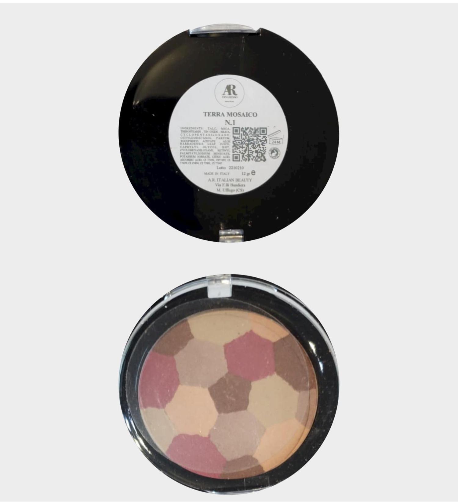 AR Italian Beauty Terra mosaic COLORED POWDER FOR A COMPLETE MAKE UP with a smooth and silky texture it gives a luminous and naturally tanned skin 12 gr - Buy Online on GoSupps.com