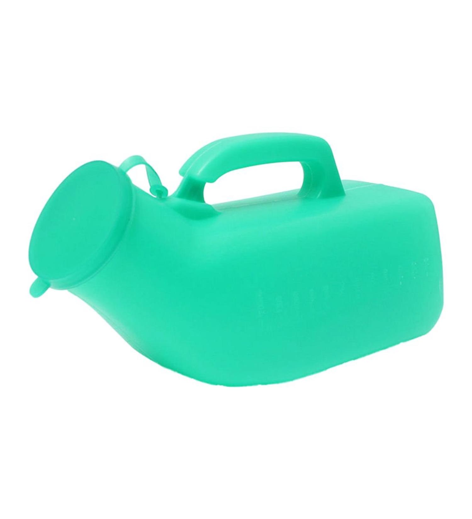 Floahazz Male Urine with lid autoclavable for Travel Camping Patient 1.2L Green - Buy Online on GoSupps.com