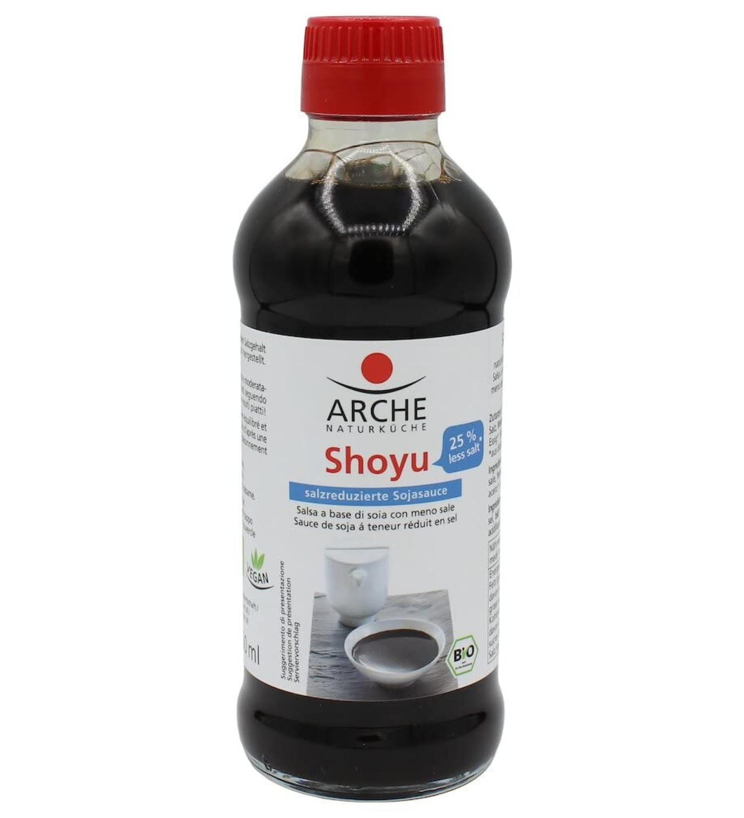 Arche Naturkche Organic Shoyu reduced salt (6 x 250 ml)
