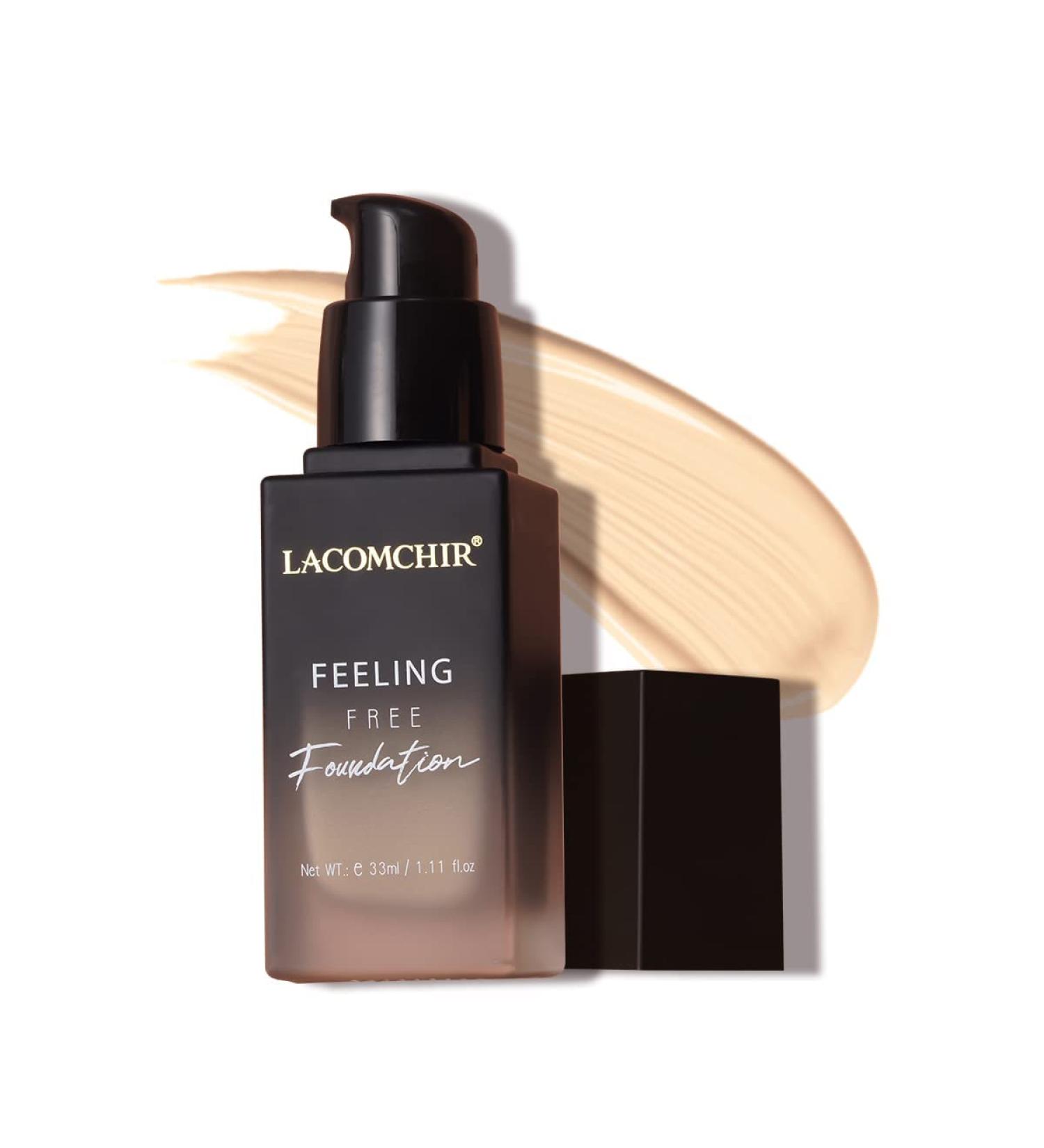 Lacomchir Feeling Free Foundation - Longwear Medium-Full Coverage Liquid Makeup 1.11fl. oz (Light) - Buy Online on GoSupps.com