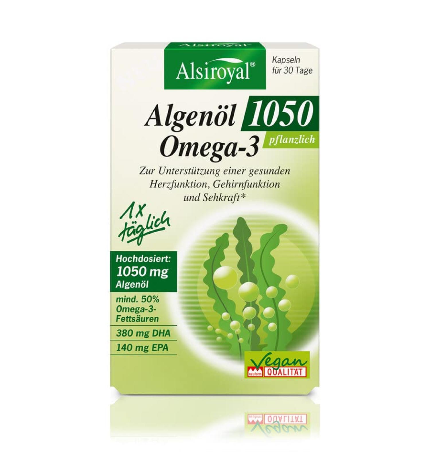 Alsiroyal ALSIROYAL ALGENOL OMEGA 3 VEGETABLE 30 CAPSULES