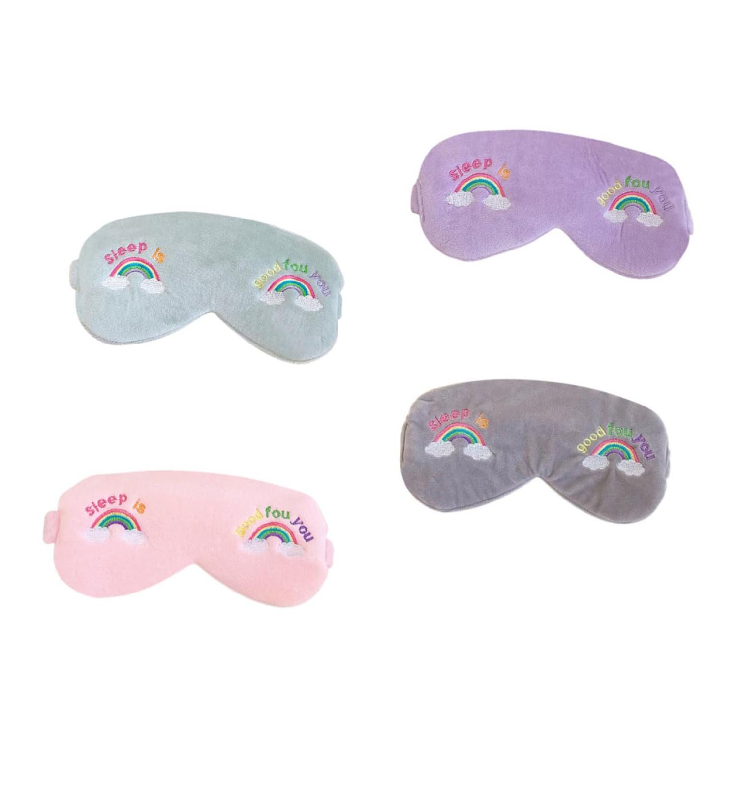 FRCOLOR Rainbow Eye Masks - 4pcs Children & Adults Eye Blindfolds for Sleeping & Head Wraps - Buy Online on GoSupps.com
