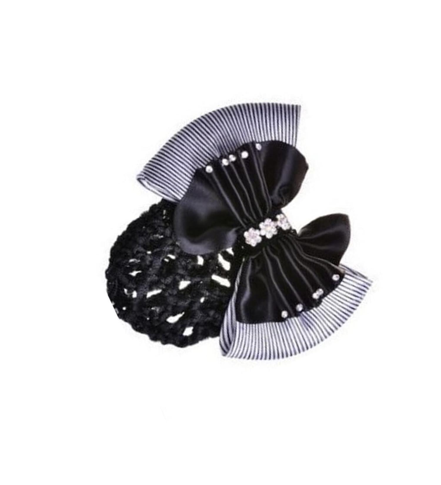 tuwiwol Snood Hairnet Lightweight And Portable Cloth Snood Net Barrette Mesh Clip Women Hair Bun Cover Net Black - Buy Online on GoSupps.com