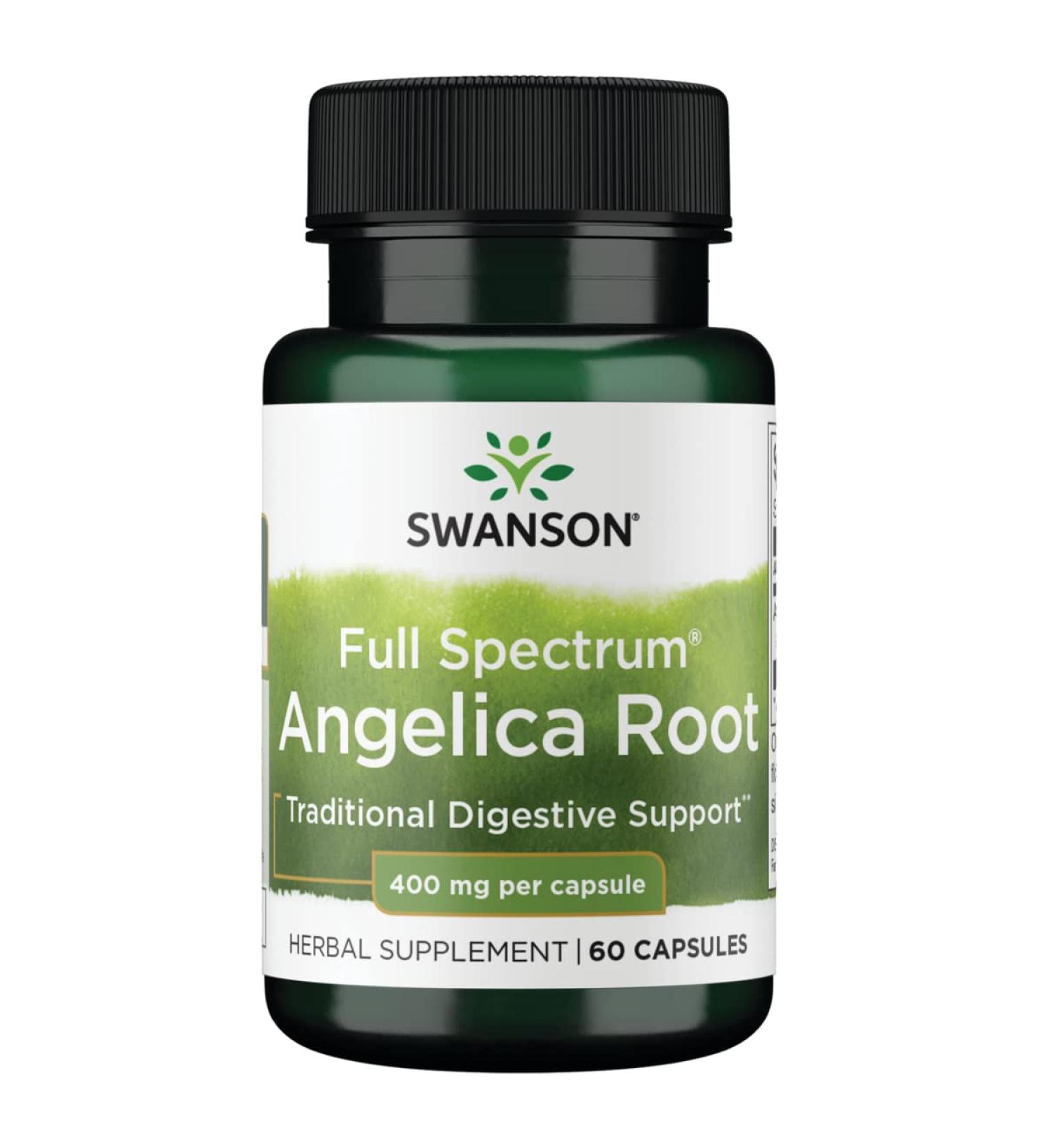 Swanson Full Spectrum Angelica Root Capsules - 400mg (60 Count) - Buy Online on GoSupps.com
