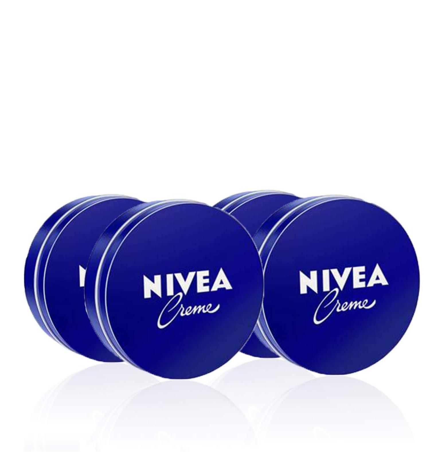 Nivea Pack of 4 (4 x 75 ml) Hand Face and Body Moisturizing Cream for the Whole Family Universal Soft and Hydrated Skin Cream Multi-Use Cream - Buy Online on GoSupps.com