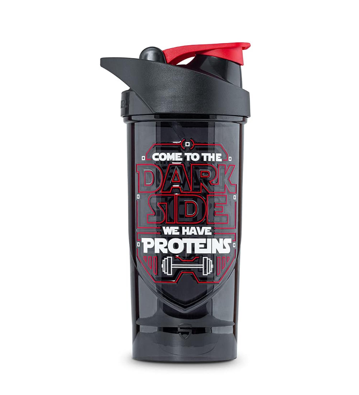 Shieldmixer Hero Pro Classic Shaker - BPA-Free 700ml Black - Premium Gym & Fitness Drinking Bottle - International Shipping Available - Buy Online on GoSupps.com