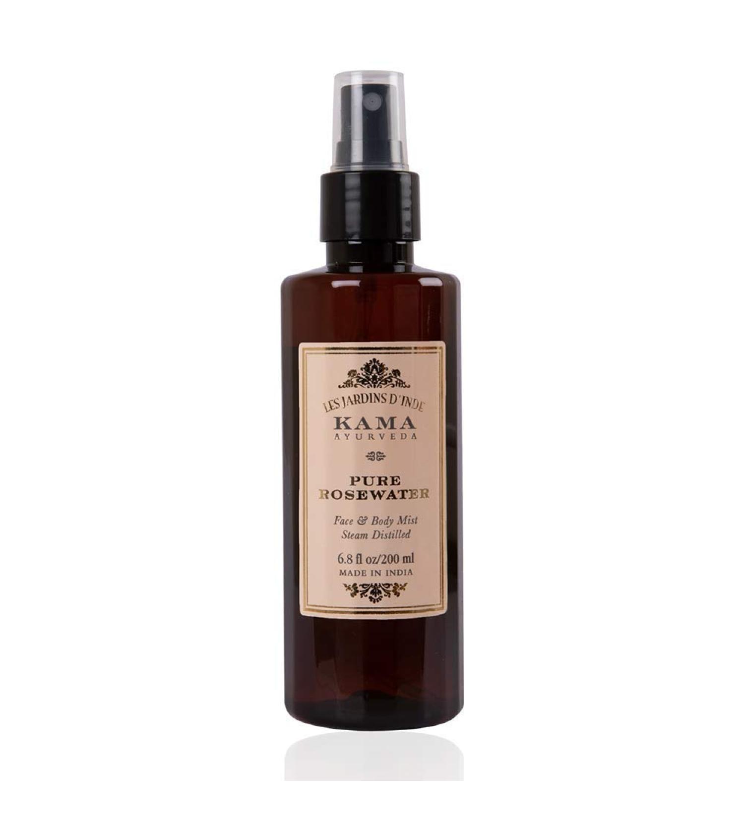 Kama Ayurveda Pure Rose Water 200ml - Authentic Ayurvedic Skin Hydration | Buy Online Internationally - Buy Online on GoSupps.com