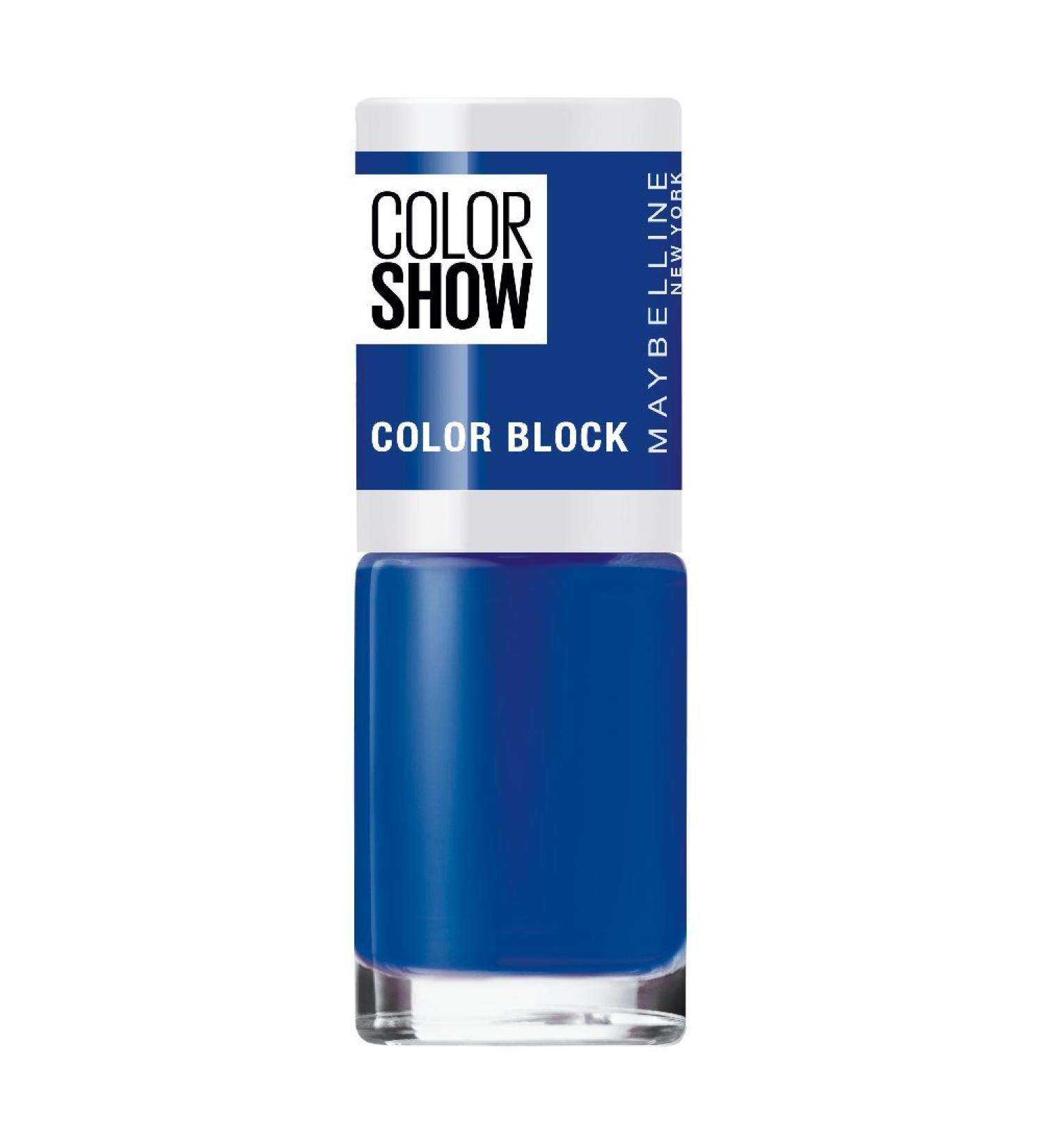 Maybelline New York Color Show Color Block Polish 487 Blue Blocks