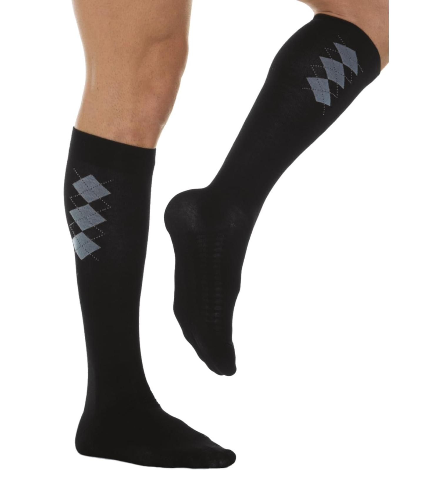 Relaxsan 820B Compression Socks 18-22 mmHg | Cotton Compression Stockings with Massaging Sole | Size 45-47 | Blue - International Shipping Available - Buy Online on GoSupps.com