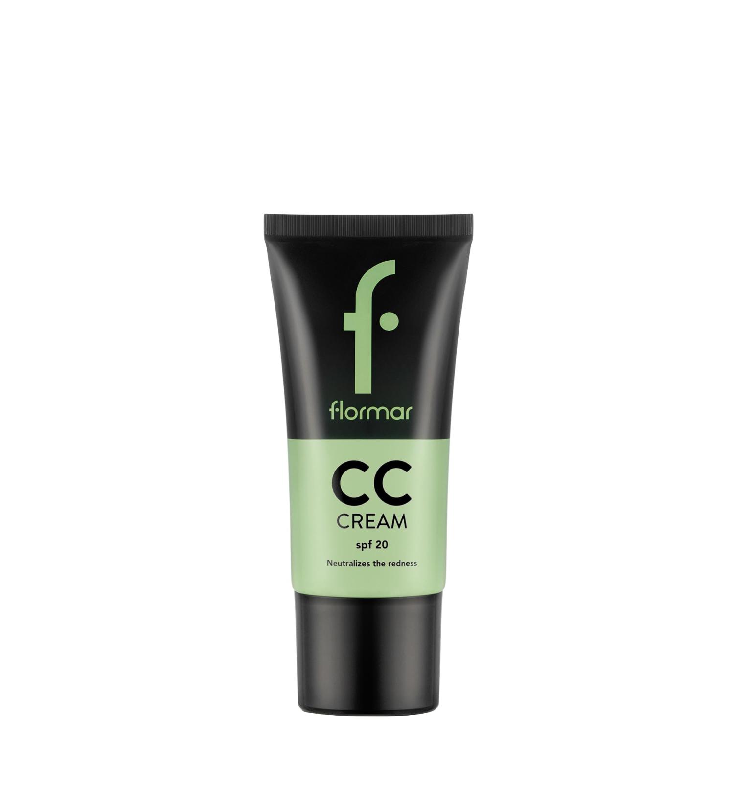 Flormar Anti-Redness CC Cream SPF 20 for Acne Skin - Natural Finish 18g - Perfect for Sensitive Skin - Buy Online on GoSupps.com